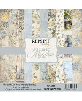 Reprint Summer Meadow 8x8 Inch Paper Pack (RPM079)