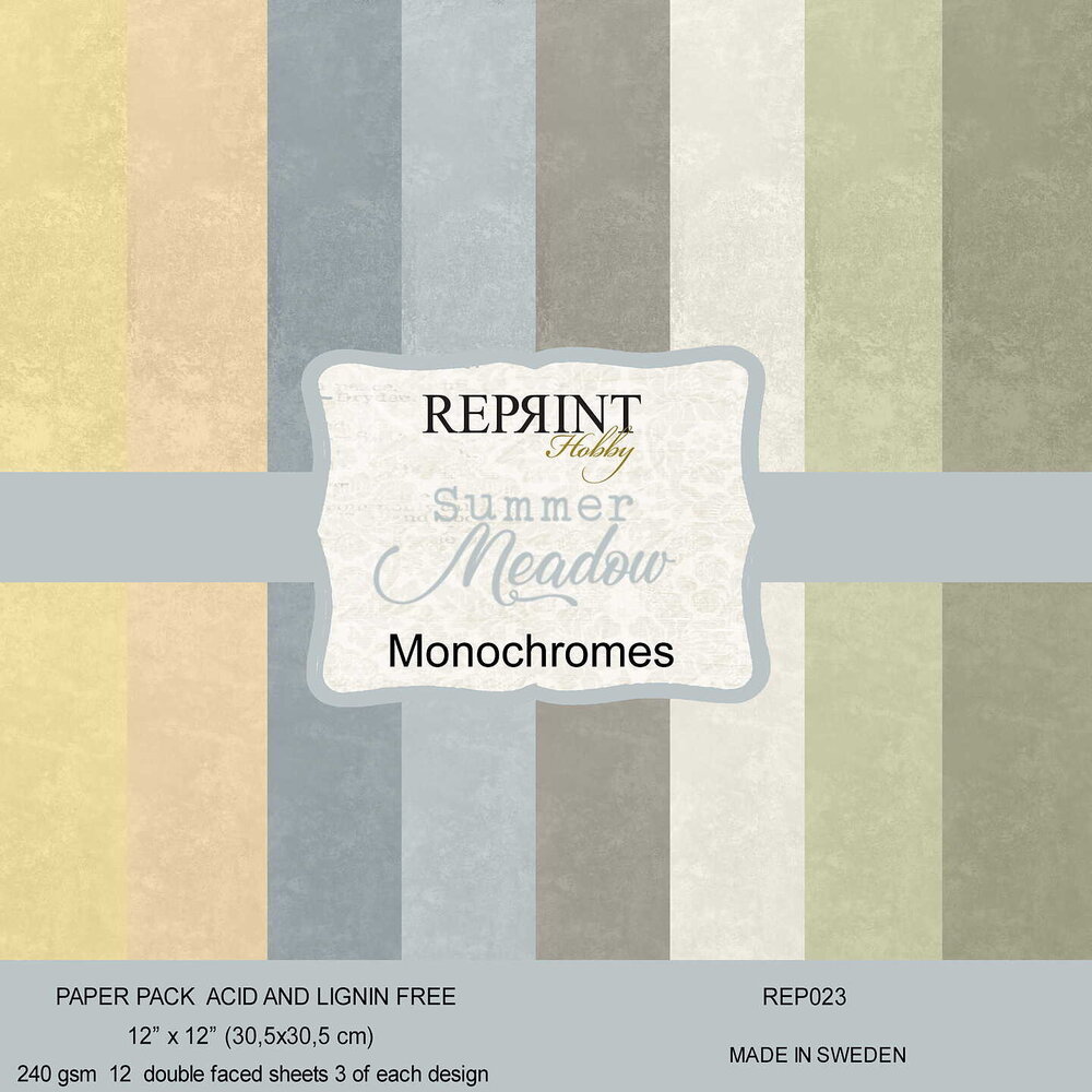 Reprint PRE-ORDER Summer Meadow 12x12 Inch Cardstock (REP023)