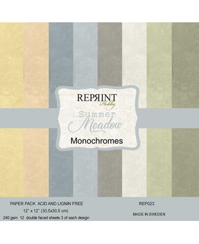 Reprint Summer Meadow 12x12 Inch Cardstock (REP023)