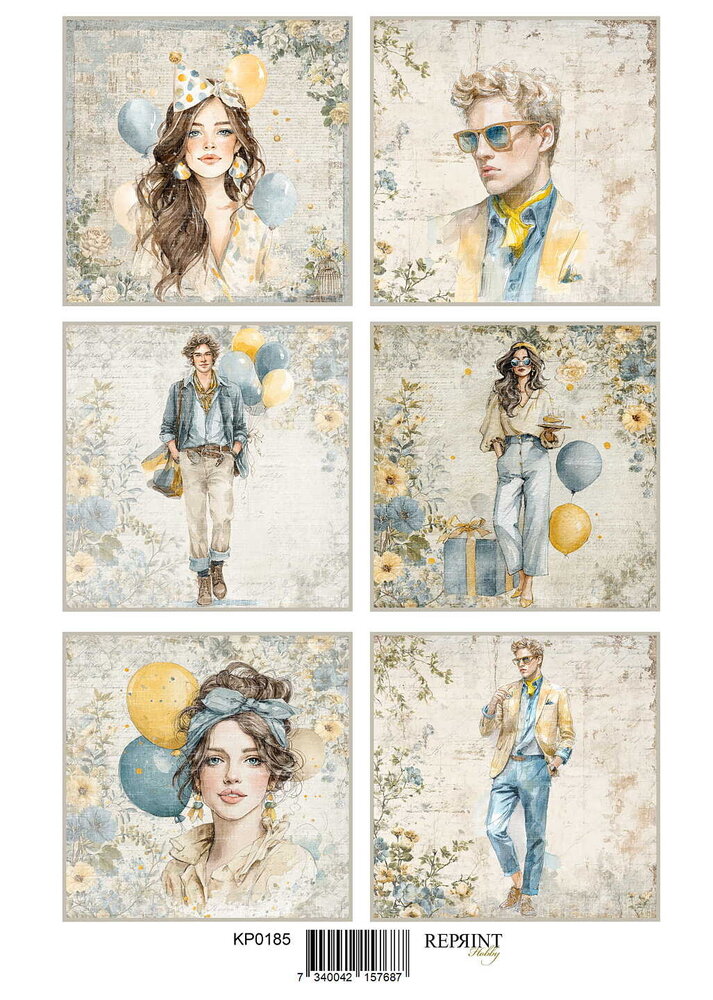 Reprint PRE-ORDER Summer Meadow A4 Cutouts (KPA4123)