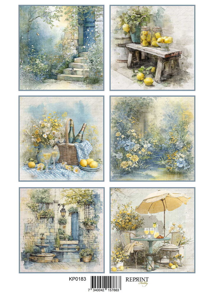 Reprint PRE-ORDER Summer Meadow A4 Cutouts (KPA4123)