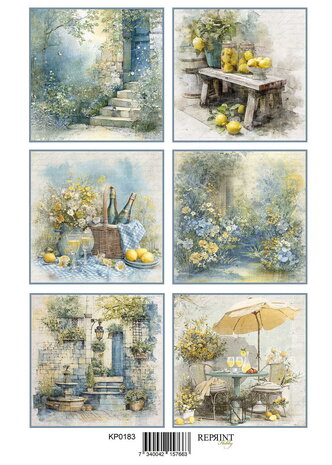 Reprint PRE-ORDER Summer Meadow A4 Cutouts (KPA4123)