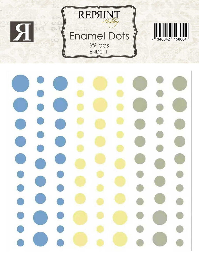 Reprint PRE-ORDER Summer Meadow Garden Enamel Dots (END011)