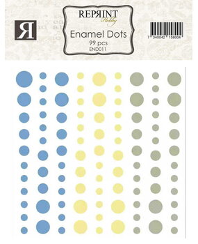 Reprint PRE-ORDER Summer Meadow Garden Enamel Dots (END011)