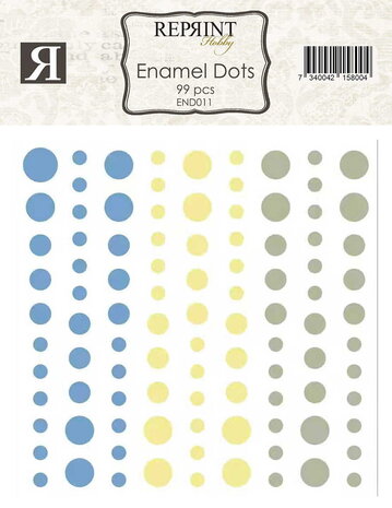 Reprint PRE-ORDER Summer Meadow Garden Enamel Dots (END011)