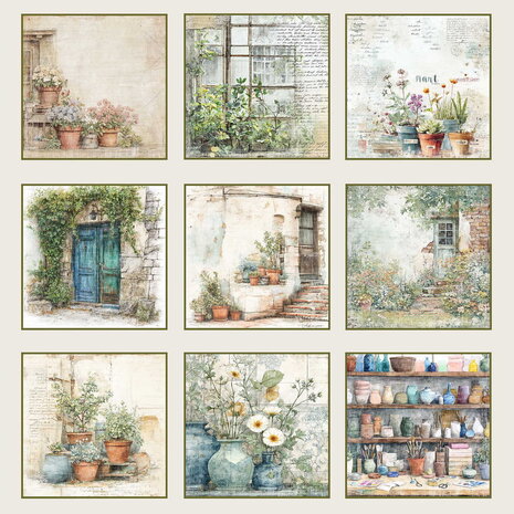 Reprint The Pottery 8x8 Inch Paper Pack (RPM080) Reprint The Pottery 8x8 Inch Paper Pack (RPM080)