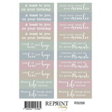Reprint The Pottery Stickers Text (RS058)
