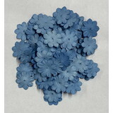 Reprint Paper Flowers Dusty Blue (FL014)
