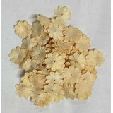 Reprint Paper Flowers Creme (FL016)