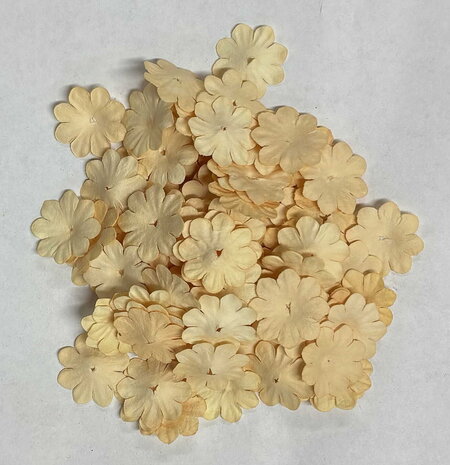 Reprint Paper Flowers Creme (FL016) Reprint Paper Flowers Creme (FL016)