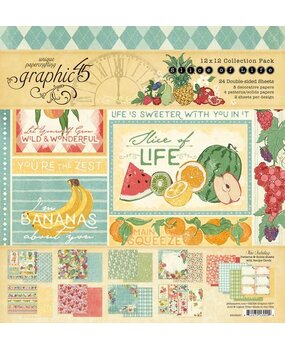 Graphic 45 PRE-ORDER Slice of Life 12x12 Inch Collection Pack (4503230)
