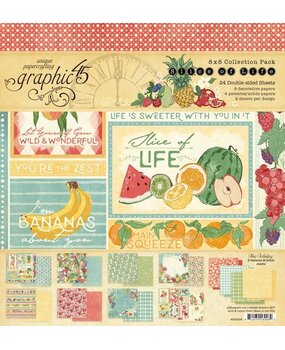 Graphic 45 PRE-ORDER Slice of Life 8x8 Inch Collection Pack (4503229)