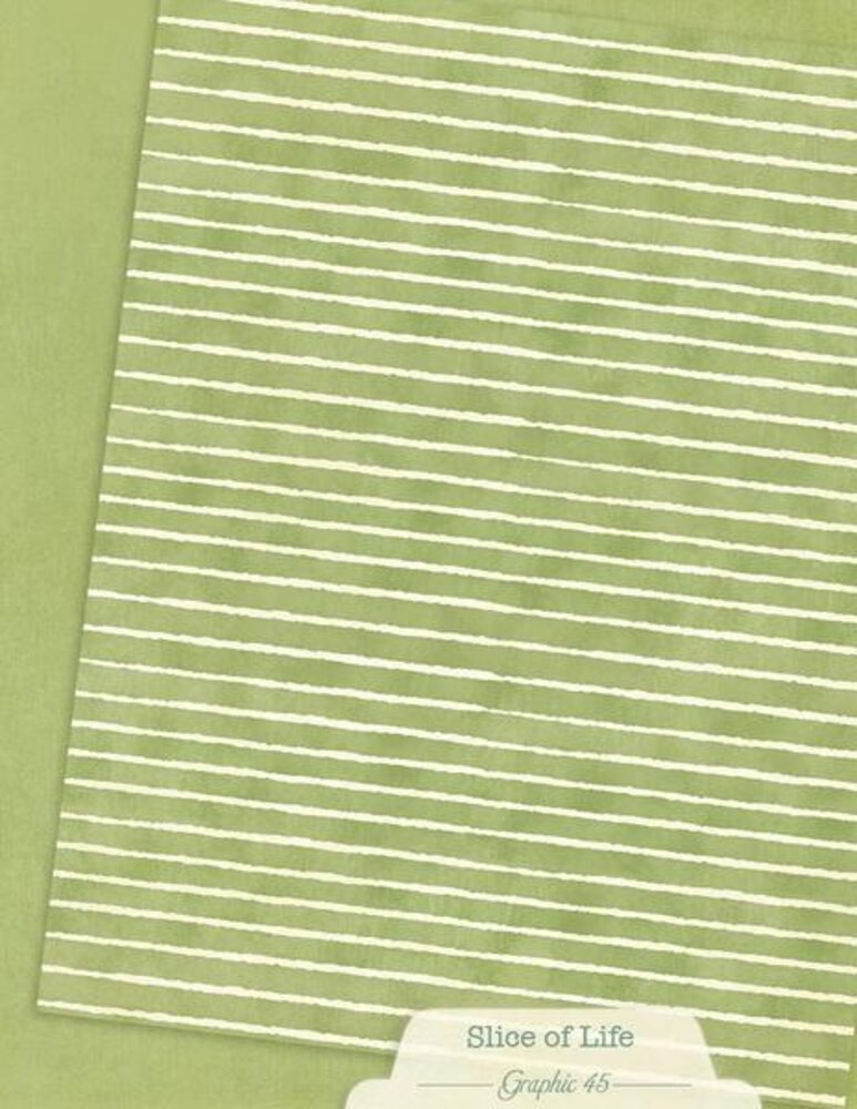 Graphic 45 PRE-ORDER Slice of Life 8,5x11 Inch Patterns & Solids Pack (4503231)