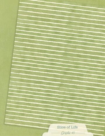 Graphic 45 PRE-ORDER Slice of Life 8,5x11 Inch Patterns & Solids Pack (4503231)