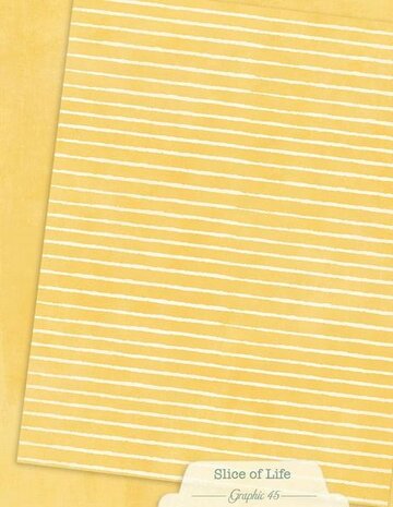 Graphic 45 PRE-ORDER Slice of Life 8,5x11 Inch Patterns & Solids Pack (4503231)