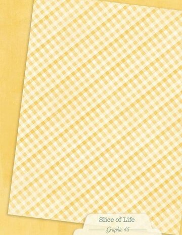 Graphic 45 PRE-ORDER Slice of Life 8,5x11 Inch Patterns & Solids Pack (4503231)