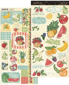 Graphic 45 Slice of Life Sticker Set (4503232)