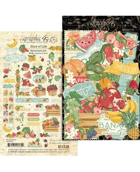 Graphic 45 PRE-ORDER Slice of Life Ephemera Set (4503233)