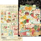 Graphic 45 PRE-ORDER Slice of Life Chipboard Pieces, Tags & Frames (4503234)