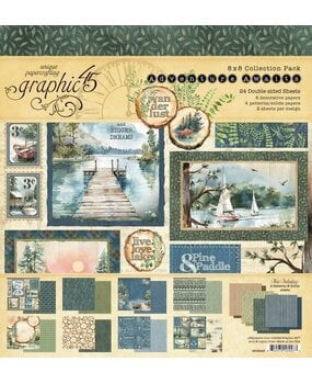 Graphic 45 PRE-ORDER Adventure Awaits 8x8 Inch Collection Pack (4503248)