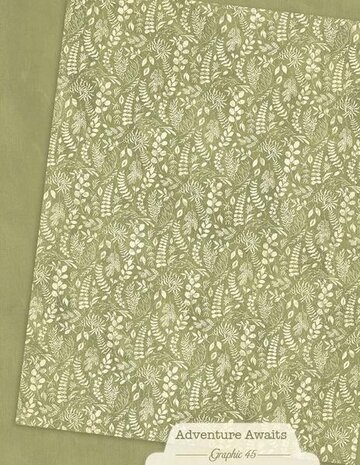 Graphic 45 PRE-ORDER Adventure Awaits 8,5x11 Inch Patterns & Solids Pack (4503250)