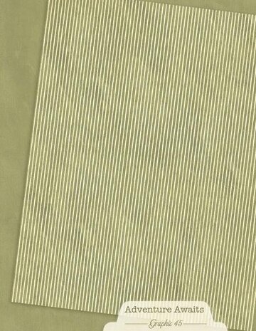 Graphic 45 Adventure Awaits 8,5x11 Inch Patterns & Solids Pack (4503250)
