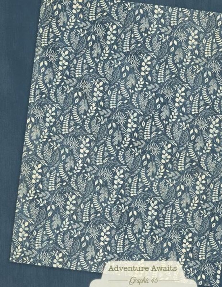 Graphic 45 PRE-ORDER Adventure Awaits 8,5x11 Inch Patterns & Solids Pack (4503250)