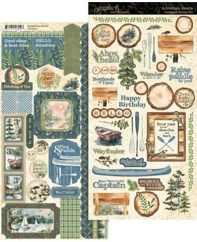 Graphic 45 Adventure Awaits Sticker Set (4503251)