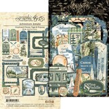 Graphic 45 Adventure Awaits Chipboard Pieces, Tags & Frames (4503253)