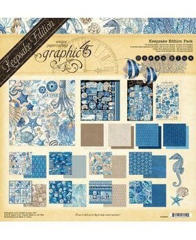 Graphic 45 PRE-ORDER Ocean Blue 12x12 Inch Keepsake Edition (4503255)