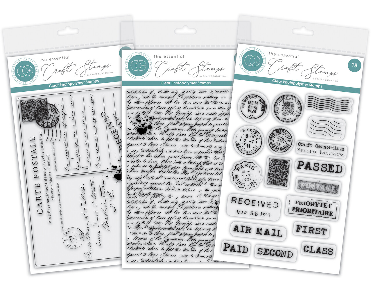 Craft Consortium The Collector Clear Stamp Old Postcard (CCESTMP017) Craft Consortium The Collector Clear Stamp Old Postcard (CCESTMP017)