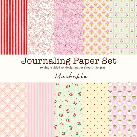 Muchable Journal Paper Set 1 A5 (PS01)