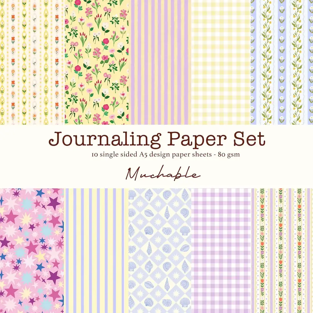 Muchable Journal Paper Set 2 A5 (PS02)