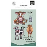 Vaessen Creative On the Farm Clear Stamps Cow (CAR0402)