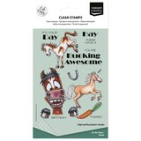 Vaessen Creative On the Farm Clear Stamps Horse (CAR0403)