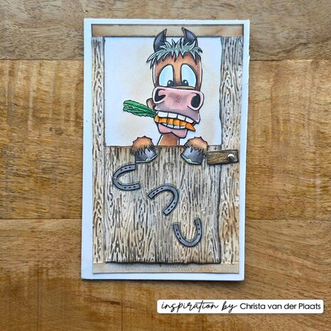 Vaessen Creative On the Farm Clear Stamps Horse (CAR0403)