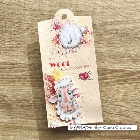 Vaessen Creative On the Farm Clear Stamps Sheep (CAR0405)