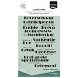 Vaessen Creative On the Farm Clear Stamps Tekst (CAR0406)