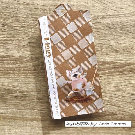 Vaessen Creative On the Farm Clear Stamps Tekst (CAR0406)