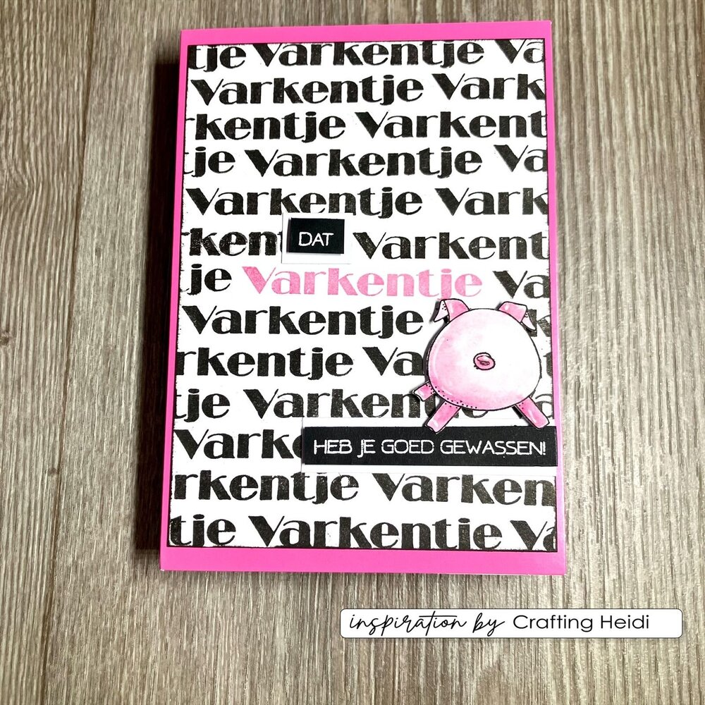 Vaessen Creative On the Farm Clear Stamps Tekst (CAR0406)