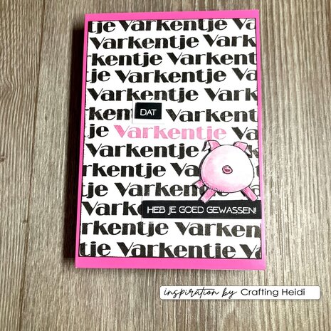 Vaessen Creative On the Farm Clear Stamps Tekst (CAR0406)