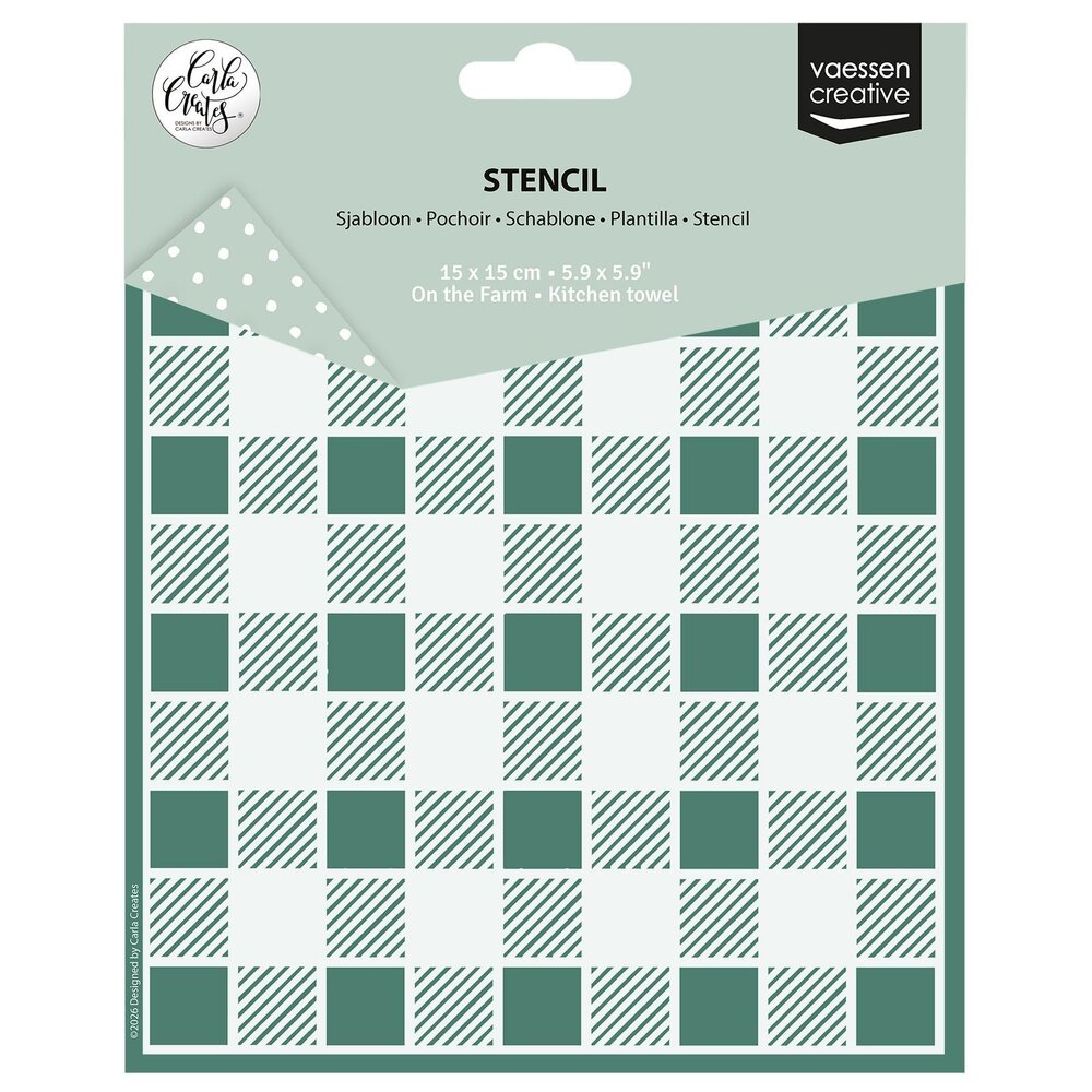 Vaessen Creative On the Farm Stencil Kitchen Towel (CAR0408)