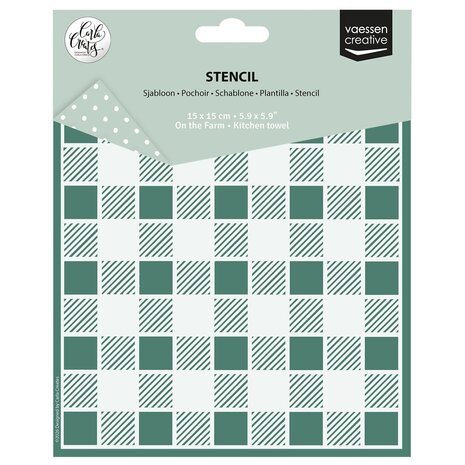 Vaessen Creative On the Farm Stencil Kitchen Towel (CAR0408)