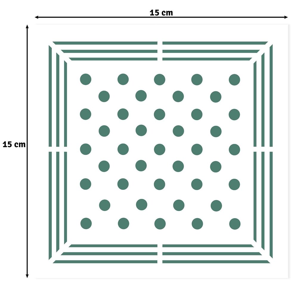 Vaessen Creative On the Farm Stencil Handkerchief (CAR0409)