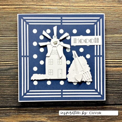 Vaessen Creative On the Farm Stencil Handkerchief (CAR0409)