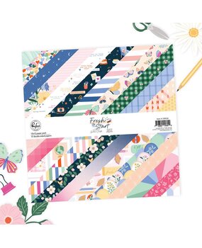 Pinkfresh Studio PRE-ORDER Fresh Start 12x12 inch Paper Pack (318526)