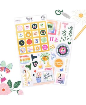 Pinkfresh Studio PRE-ORDER Fresh Start Chipboard Stickers (320226)