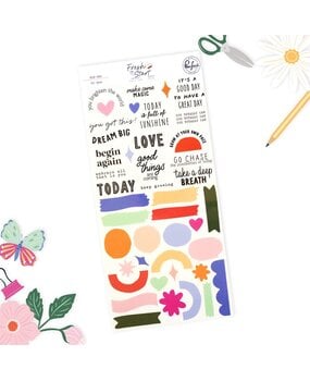 Pinkfresh Studio PRE-ORDER Fresh Start Rub-ons (320626)
