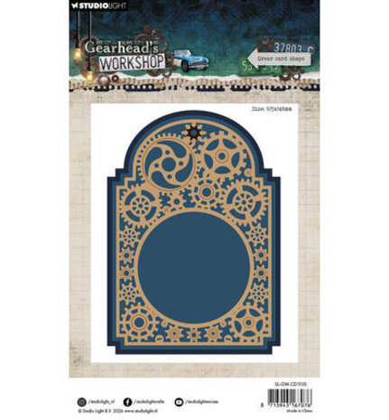 Studio Light PRE-ORDER Gearhead's Workshop Snijmal Gear Card Shape (SL-GW-CD1105)