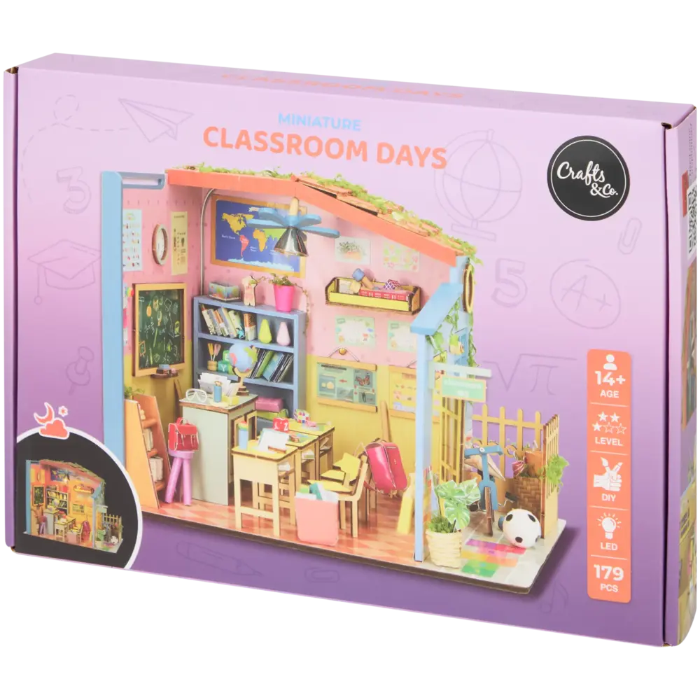 Crafts & Co. DIY  Miniature Classroom Days (3007321)